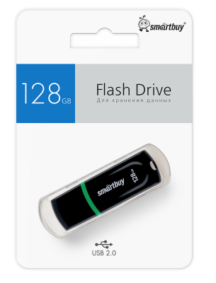 USB накопитель 128GB Smartbuy Paean черный USB накопитель 128GB Smartbuy Paean черный