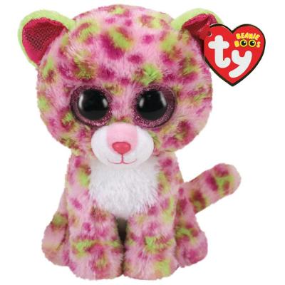 Мягкая игрушка TY Леопард розовый, 25 см