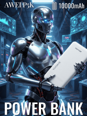 Внешний аккумулятор Awei P5K 10000 белый