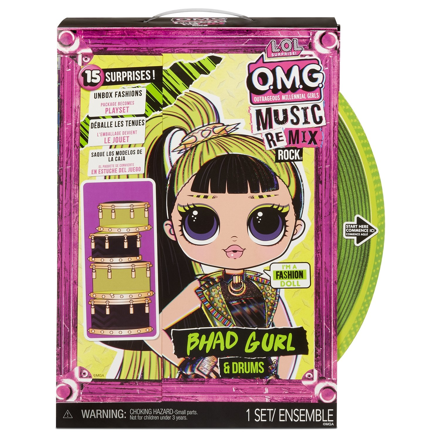 Кукла LOL Surprise OMG Remix Rock Bhad Gurl