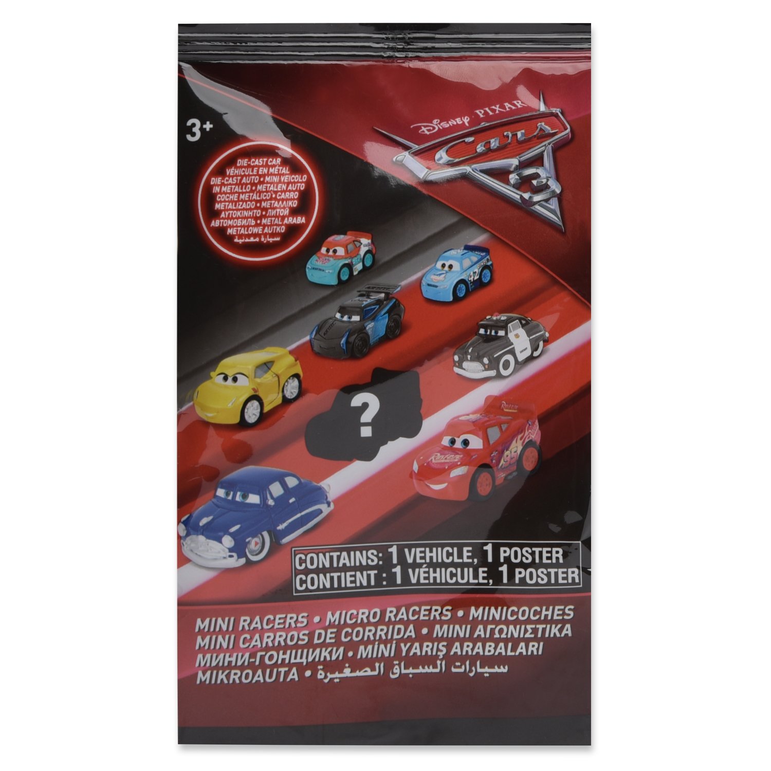 Машинка Mattel Cars Тачки 3 мини в ассортименте Машинка Mattel Cars Тачки 3 мини в ассортименте