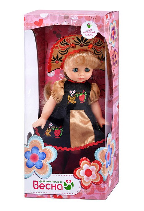 Кукла детская Весна Эля Хохломская красавица 30 см
