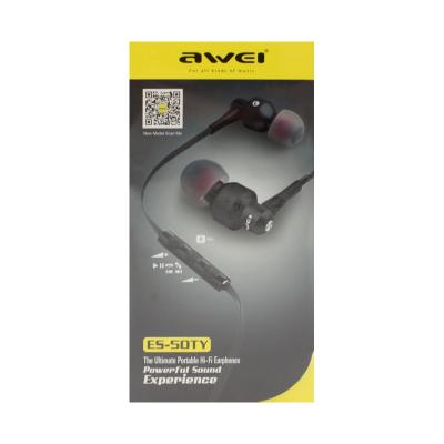 Наушники MP3 Awei ES-50TY