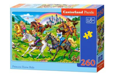 Пазл Castorland 260 деталей: Принцессы и лошади, B-27507