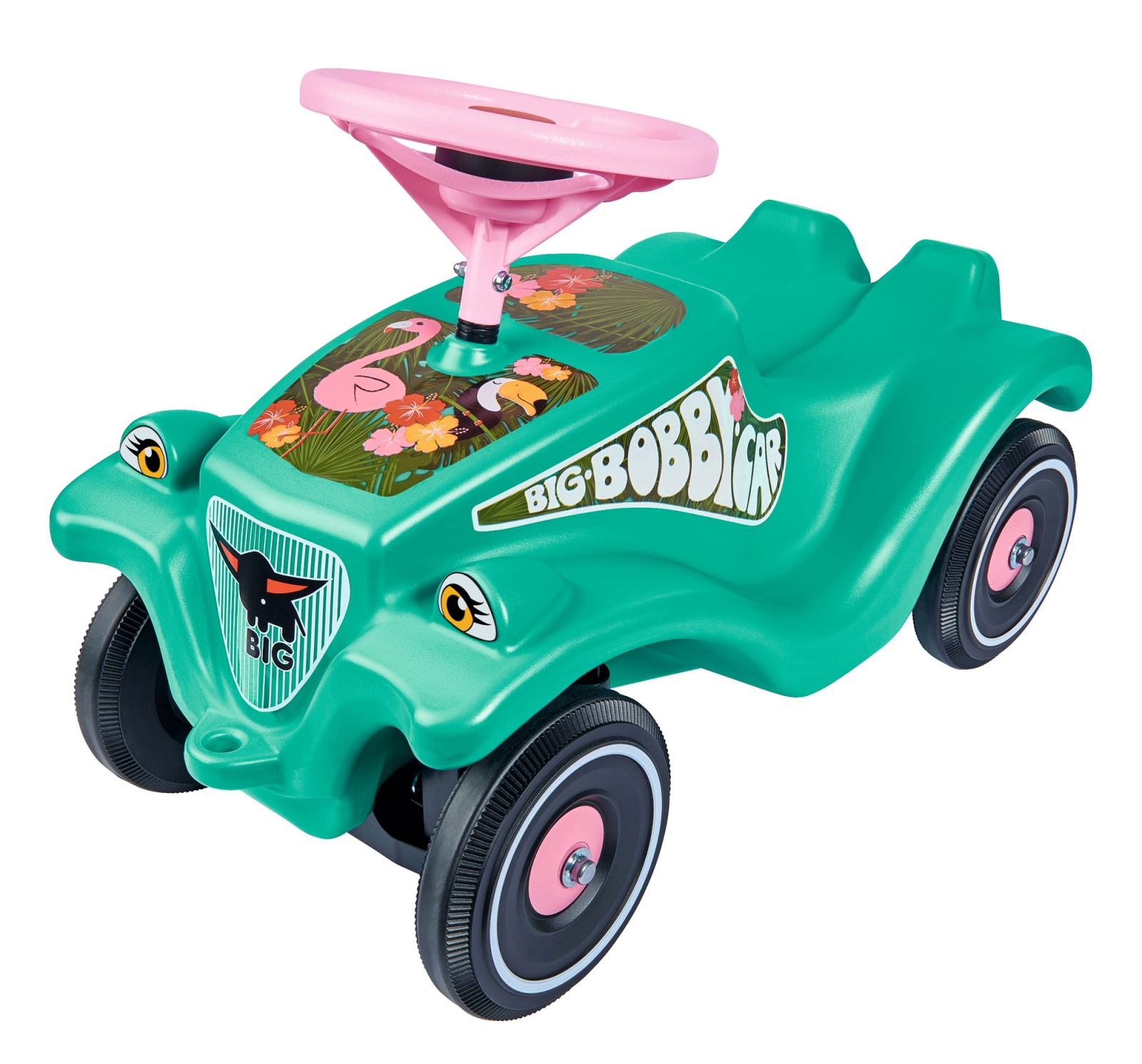 Машинка-каталка BIG Bobby Car Classic Тропический Фламинго