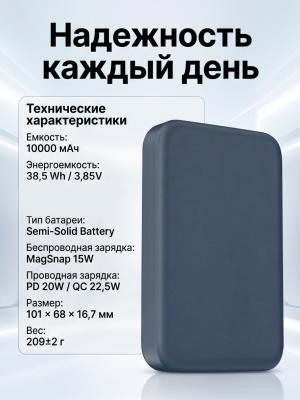 Внешний аккумулятор KEEPHONE PEEKABOO 10000 темно-синий