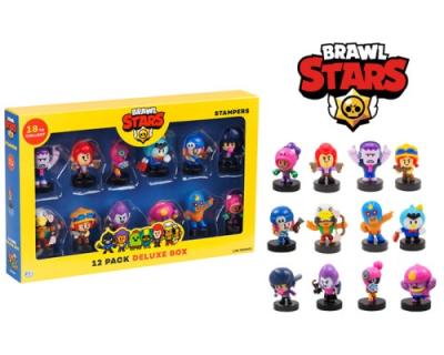Набор штампиков Brawl Stars, 12 шт. в коробке, ассортимент А, 1/6 Набор штампиков Brawl Stars, 12 шт. в коробке, ассортимент А, 1/6