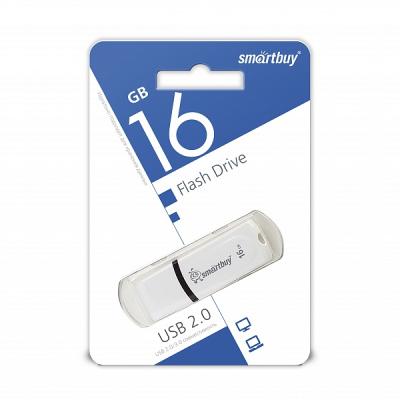 USB-накопитель SmartBuy Paean series USB 2.0 16 ГБ, белый