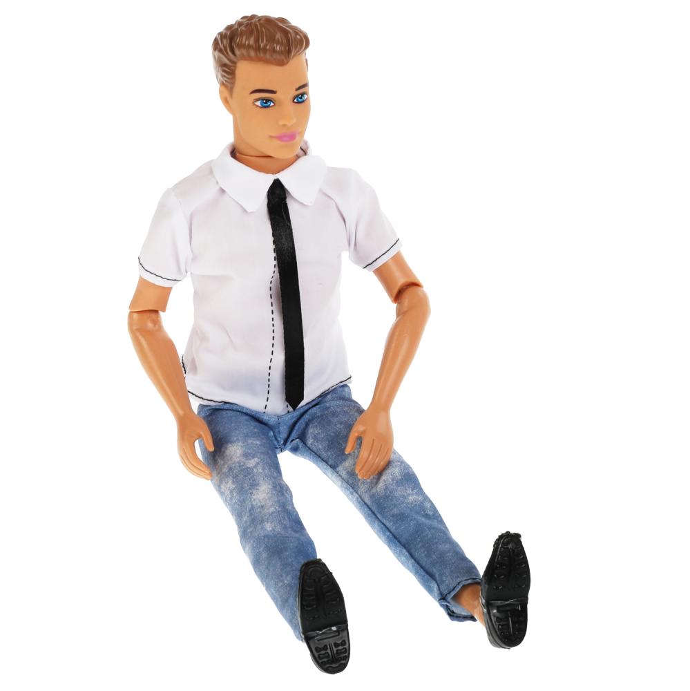 Кукла ТМ Карапуз Алекс 29 см, в офисной одежде