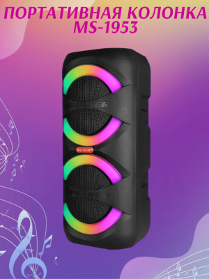 Портативная колонка MS-1953, черный