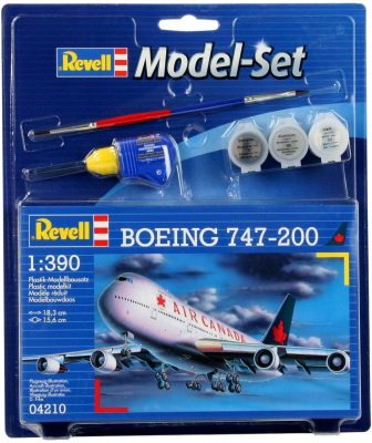 Сборная модель Revell Самолет Boeing 747, 1:390, 64210