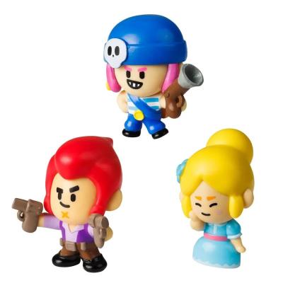 Коллекционная фигурка Brawl Stars, в блистере, Кольт, Пайпер и Пэнни, 1/24 Коллекционная фигурка Brawl Stars, в блистере, Кольт, Пайпер и Пэнни, 1/24