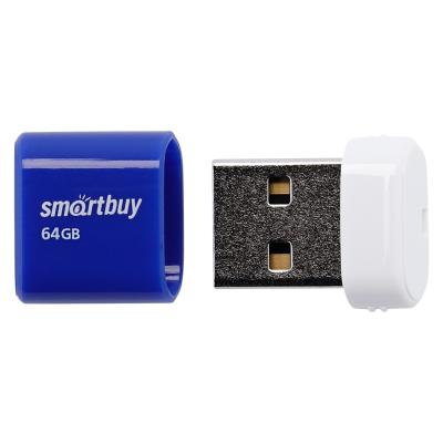 USB-накопитель SmartBuy Lara series 64 GB USB 2.0, синий