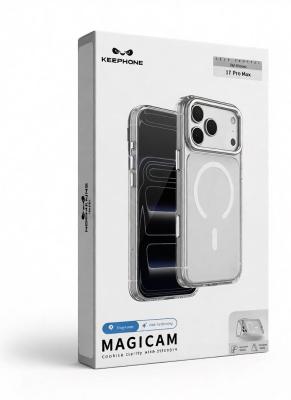Чехол накладка 17 Pro Max KEEPHONE MAGICAM прозрачнный Чехол накладка 17 Pro Max KEEPHONE MAGICAM прозрачнный