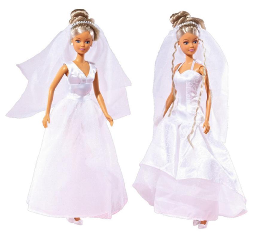 Кукла детская Simba Штеффи в свадебном наряде 2 вида