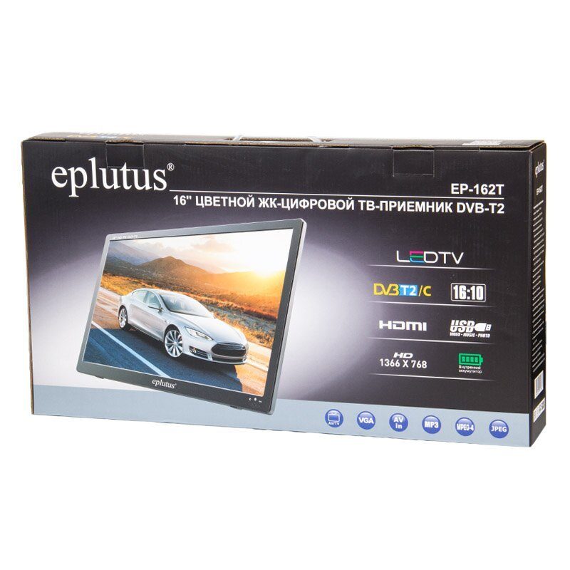 Телевизор цифровой Eplutus DVB-T2 16“ EP-162Т Телевизор цифровой Eplutus DVB-T2 16“ EP-162Т