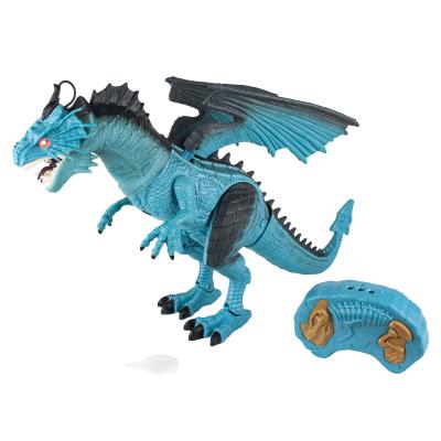 Интерактивная игрушка 1Toy Ледяной дракон голубой, ИК пульт