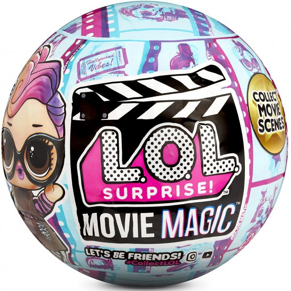 Кукла-сюрприз L.O.L. Surprise Movie Magic Doll Asst магия кино в шарике