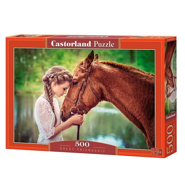Castorland Пазл 500 деталей Девушка и лошадь
