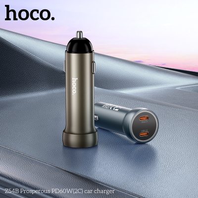 Автомобильное зарядное устройство HOCO Z54B PD 60W черный