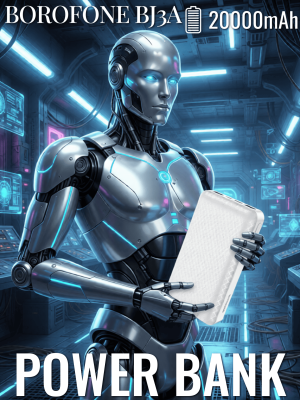 Портативный аккумулятор BOROFONE BJ3A Minimalist, 2A, 20000 мА