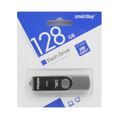 USB-накопитель Smartbuy Twist Dual 128GB USB 3.0, черный