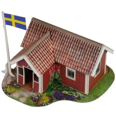 Сборная модель Умная Бумага Шведский домик