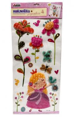 Декоративная наклейка для украшения помещений ArteNuevo Девочка