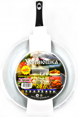 Сковорода керамика Хозяюшка KI-FYJP028, 28см