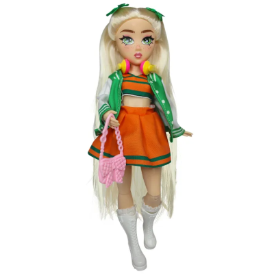 Модная кукла Funky Toys коллекция Glam Teens Рокси с аксессуарами, 25 см