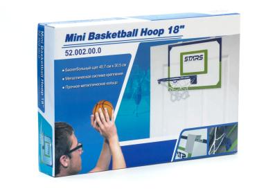 Баскетбольное кольцо "Мини", размер щита 46 х 31 см
