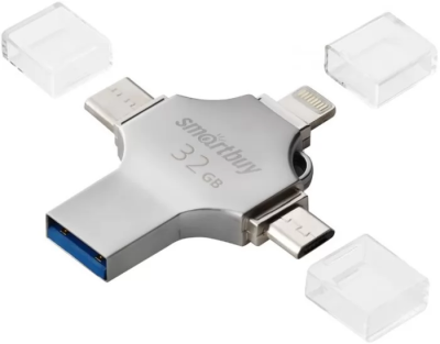 USB-накопитель SmartBuy MC15 USB 3.0 32 ГБ, серебро
