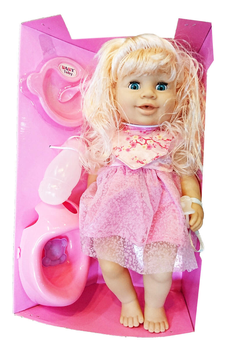 Интерактивная кукла Baby Toby девочка 30805