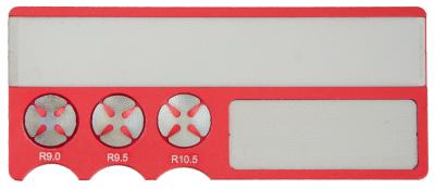 Махровка "Cue Tip Shaper & Scuffer" красный