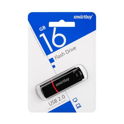 USB-накопитель SmartBuy Crown series USB 2.0 16 ГБ, черный