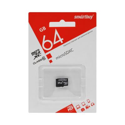 Карта памяти Smartbuy 64GB microSDXC Class 10