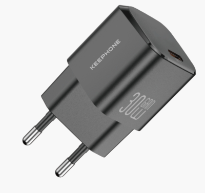 Зарядное устройство Keephone Gan Wall Charger GAN 30W Type-C черный Зарядное устройство Keephone Gan Wall Charger GAN 30W Type-C черный