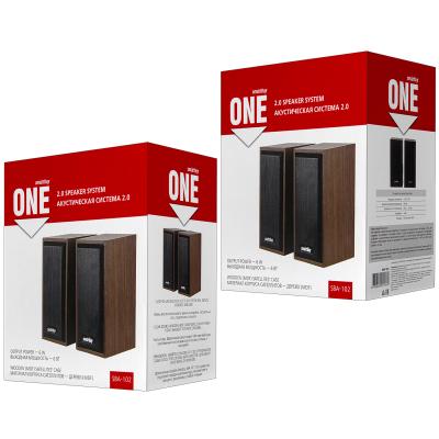 Акустическая система 2.0 SmartBuy SBA-102 коричневый Акустическая система 2.0 SmartBuy SBA-102 коричневый