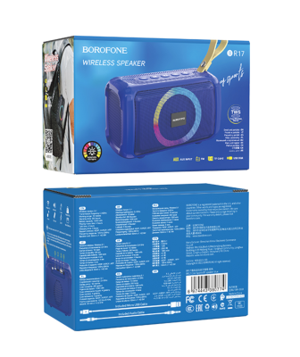 Колонка блютуз Borofone BR17 синий