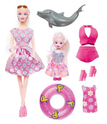 Кукла ToysLab Ася Морское приключение с мини куклой, 35103