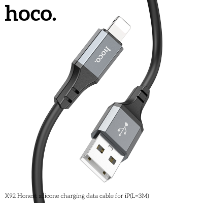 Кабель Lightning Hoco X92 черный
