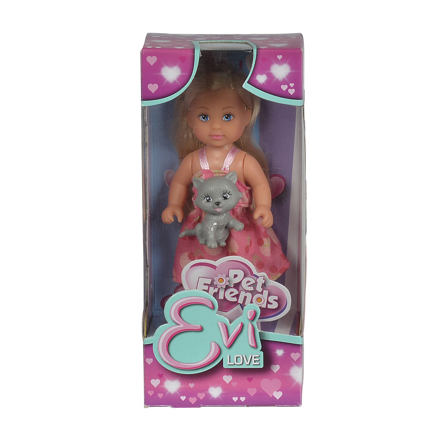 Кукла Еви с зверюшками 12 см Simba