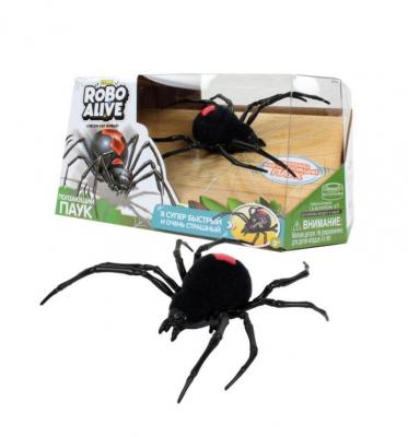 Интерактивная игрушка RoboAlive Робо-паук, черный
