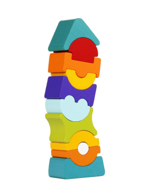 Игрушка логическая Башня 8 деталей CUBIKA, 12862/LD-9