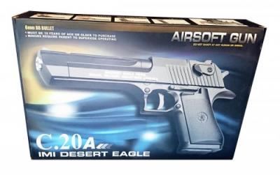 Металлический детский пистолет Desert Eagle C20+