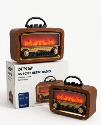Радиоприемник с камином NS-903BT