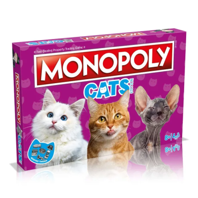 Hasbro Настольная игра Monopoly Монополия Cats на английском языке, WM03528-EN1-6