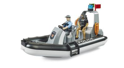 Полицейская лодка с фигуркой дайвера Bruder 62-733
