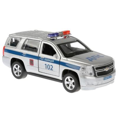 Машина металлическая Технопарк Chevrolet Tahoe Полиция 12 см, TAHOE-P 280922