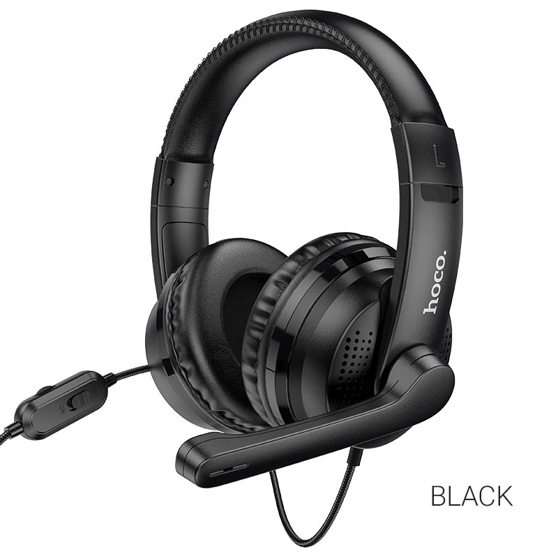 Наушники W103 Gaming headphones проводные HOCO черные